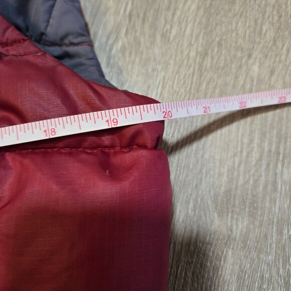 The North Face Girl's Size Large Down Maroon Gray Series 600 - Picture 9 of 10